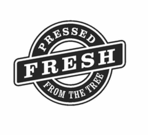 PRESSED FRESH FROM THE TREE Logo (USPTO, 30.01.2014)