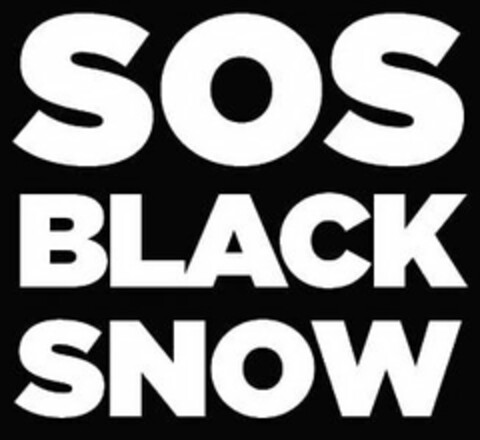 SOS BLACK SNOW Logo (USPTO, 28.02.2014)