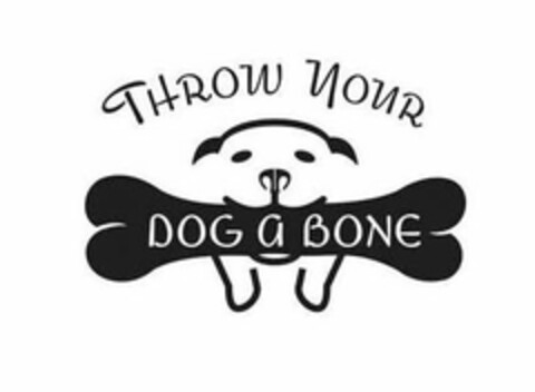 THROW YOUR DOG A BONE Logo (USPTO, 18.03.2014)