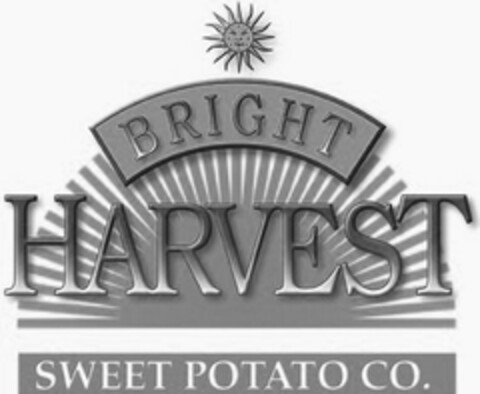 BRIGHT HARVEST SWEET POTATO CO. Logo (USPTO, 10/14/2014)