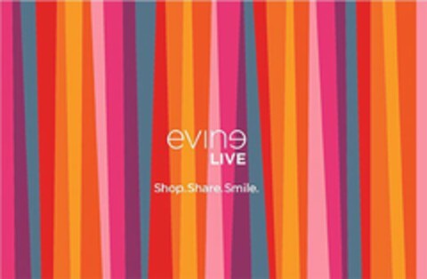 EVINE LIVE SHOP. SHARE. SMILE. Logo (USPTO, 18.11.2014)