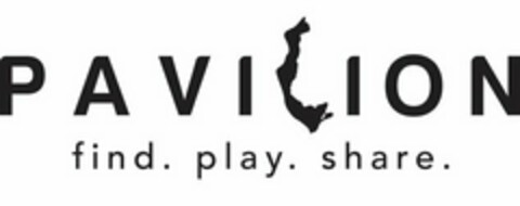 PAVILION FIND PLAY SHARE Logo (USPTO, 01.05.2015)