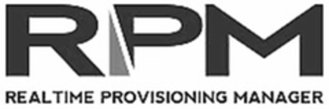 RPM REALTIME PROVISIONING MANAGER Logo (USPTO, 03.09.2015)