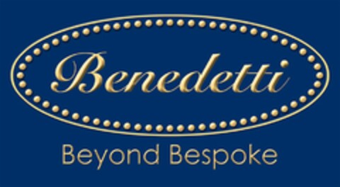 BENEDETTI BEYOND BESPOKE Logo (USPTO, 06/21/2016)