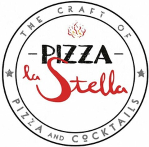 PIZZA LA STELLA, AND THE CRAFT OF PIZZA AND COCKTAILS Logo (USPTO, 04.08.2016)