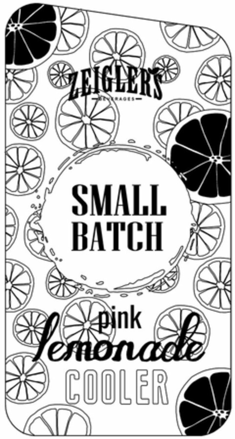 ZEIGLER'S BEVERAGES SMALL BATCH PINK LEMONADE COOLER Logo (USPTO, 09/21/2016)