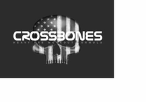 CROSSBONES HEAVY PRE WORKOUT FORMULA Logo (USPTO, 11/14/2016)