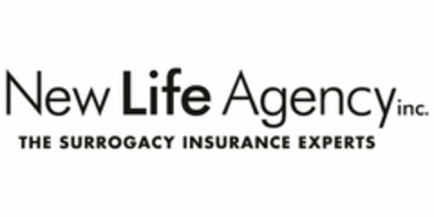 NEW LIFE AGENCY INC. THE SURROGACY INSURANCE EXPERTS Logo (USPTO, 15.03.2017)