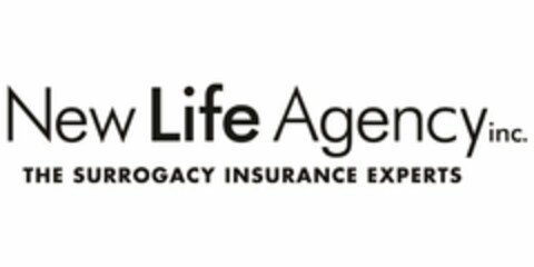 NEW LIFE AGENCY INC. THE SURROGACY INSURANCE EXPERTS Logo (USPTO, 03/15/2017)