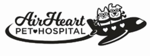 AIRHEART PET HOSPITAL Logo (USPTO, 17.05.2017)