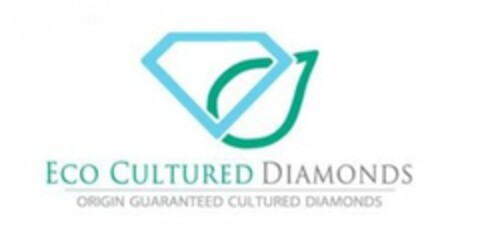 ECO CULTURED DIAMONDS ORIGIN GUARANTEED CULTURED DIAMONDS Logo (USPTO, 05.06.2017)