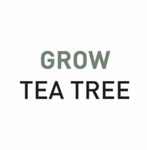 GROW TEA TREE Logo (USPTO, 01/23/2018)