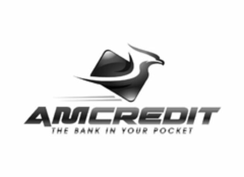 AMCREDIT THE BANK IN YOUR POCKET Logo (USPTO, 11.06.2018)