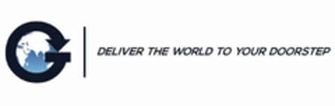 G DELIVER THE WORLD TO YOUR DOORSTEP Logo (USPTO, 06/14/2018)