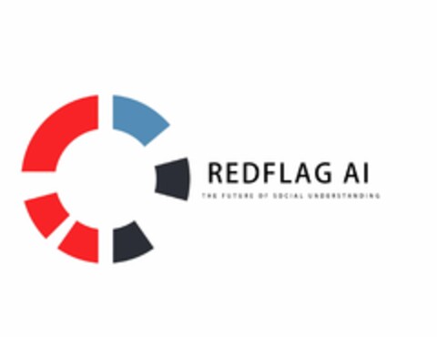 REDFLAG AI THE FUTURE OF SOCIAL UNDERSTANDING Logo (USPTO, 10/21/2019)