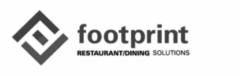 FOOTPRINT RESTAURANT/DINING SOLUTIONS Logo (USPTO, 04.08.2020)