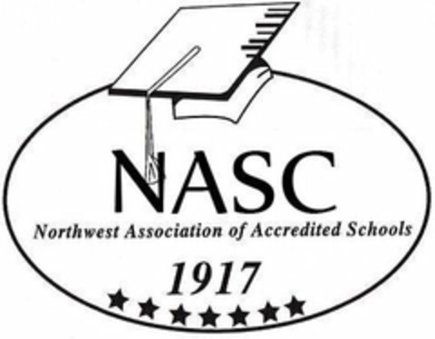 NASC NORTHWEST ASSOCIATION OF ACCREDITED SCHOOLS 1917 Logo (USPTO, 21.08.2009)