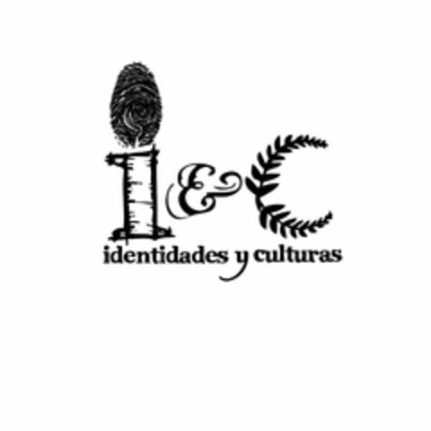 I & C IDENTIDADES Y CULTURAS Logo (USPTO, 30.09.2009)