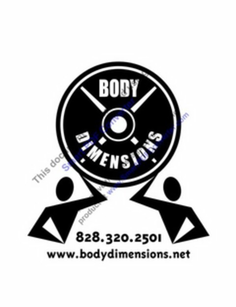 BODY DIMENSIONS Logo (USPTO, 11/16/2009)