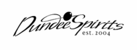 DUNDEE SPIRITS EST. 2004 Logo (USPTO, 05/28/2010)