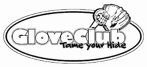 GLOVECLUB TAME YOUR HIDE Logo (USPTO, 08/09/2010)