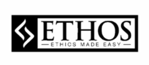 ETHOS ETHICS MADE EASY Logo (USPTO, 15.10.2010)