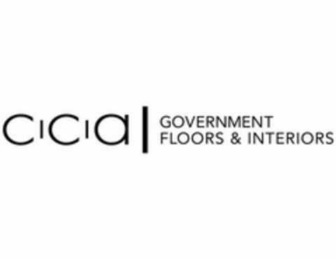 CCA GOVERNMENT FLOORS & INTERIORS Logo (USPTO, 06/01/2011)