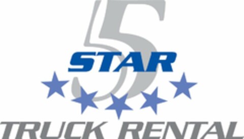 5 STAR TRUCK RENTAL Logo (USPTO, 07/06/2011)