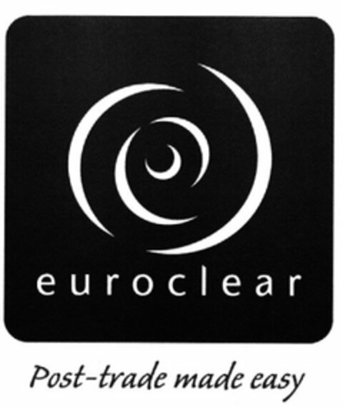EUROCLEAR POST-TRADE MADE EASY Logo (USPTO, 15.07.2011)