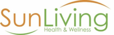 SUNLIVING HEALTH & WELLNESS Logo (USPTO, 03.07.2012)