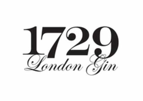 1729 LONDON GIN Logo (USPTO, 10.09.2012)