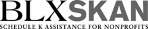 BLXSKAN SCHEDULE K ASSISTANCE FOR NONPROFITS Logo (USPTO, 11.03.2013)