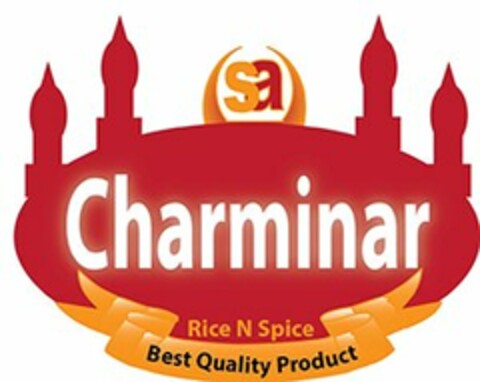 SA CHARMINAR RICE N SPICE BEST QUALITY PRODUCT Logo (USPTO, 28.03.2013)