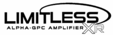 LIMITLESS XR ALPHA-GPC AMPLIFIER Logo (USPTO, 23.10.2013)