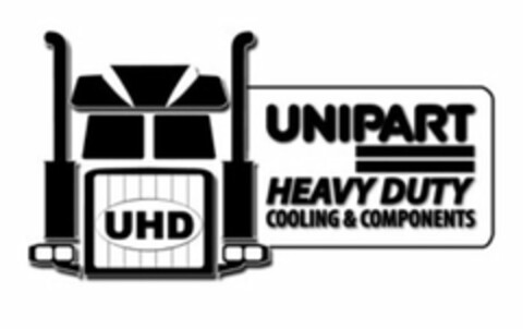UHD UNIPART HEAVY DUTY COOLING & COMPONENTS Logo (USPTO, 06.11.2013)