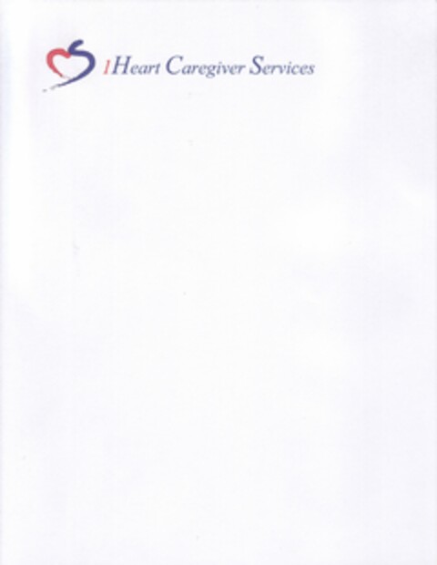 CS 1HEART CAREGIVER SERVICES Logo (USPTO, 12/11/2013)