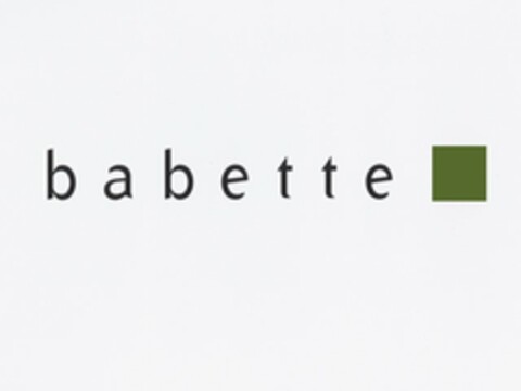 BABETTE Logo (USPTO, 10.09.2015)