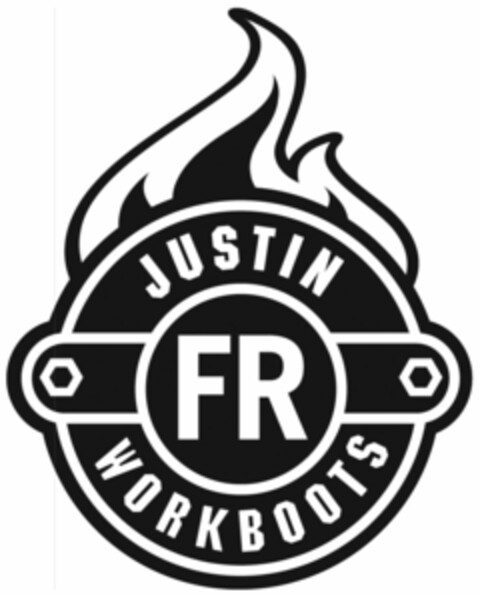 JUSTIN FR WORKBOOTS Logo (USPTO, 28.10.2015)