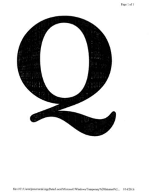 Q Logo (USPTO, 14.01.2016)