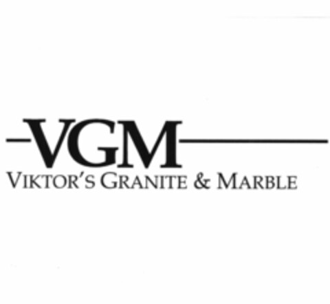 VGM VIKTOR'S GRANITE & MARBLE Logo (USPTO, 27.01.2016)