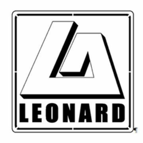 LA LEONARD LA Logo (USPTO, 04/18/2017)