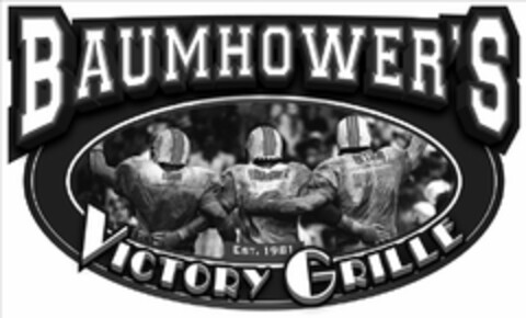 BAUMHOWER'S VICTORY GRILLE EST. 1981 Logo (USPTO, 12.07.2017)