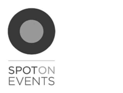 SPOTON EVENTS Logo (USPTO, 07/14/2017)