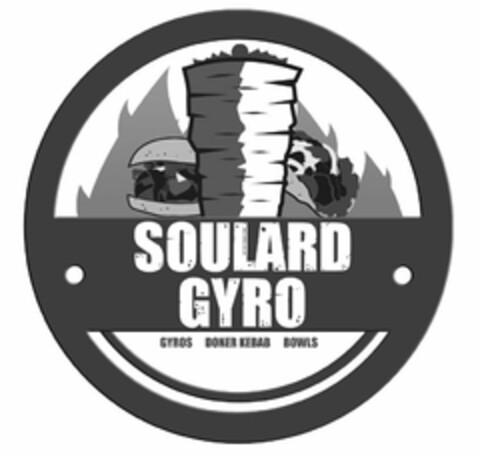 SOULARD GYRO GYROS DONER KEBAB BOWLS Logo (USPTO, 02/28/2018)