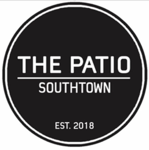 THE PATIO SOUTHTOWN EST. 2018 Logo (USPTO, 18.05.2018)