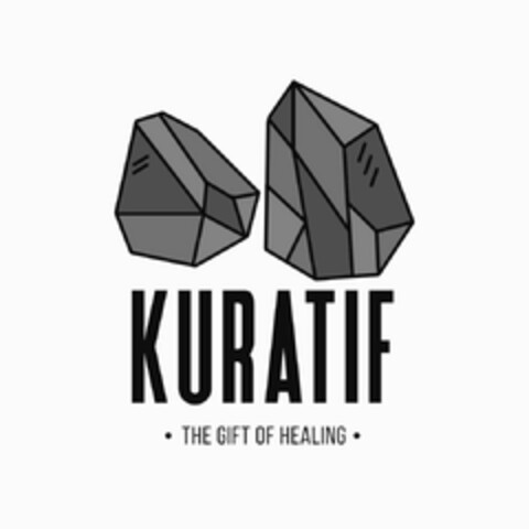 KURATIF · THE GIFT OF HEALING · Logo (USPTO, 03.07.2018)