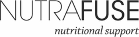 NUTRAFUSE NUTRITIONAL SUPPORT Logo (USPTO, 10/19/2018)