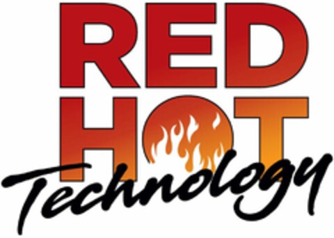 RED HOT TECHNOLOGY Logo (USPTO, 03/28/2019)