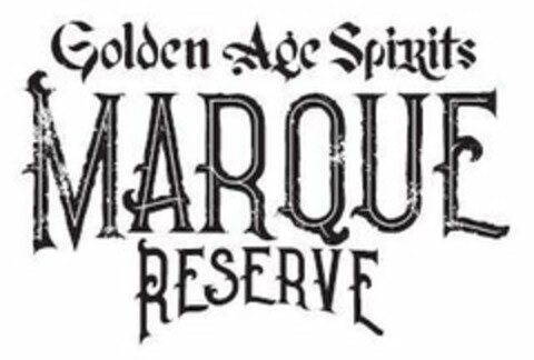 GOLDEN AGE SPIRITS MARQUE RESERVE Logo (USPTO, 14.05.2019)