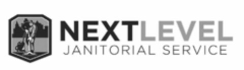 NEXTLEVEL JANITORIAL SERVICE Logo (USPTO, 29.07.2020)